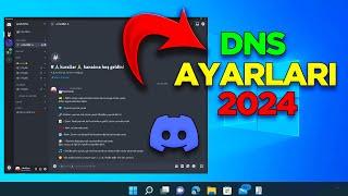 DNS Ayarları Değiştirme 2024 ! Discord Açılmıyor Dns Ayarları İle Vpnsiz Discorda Girme | Windows 10