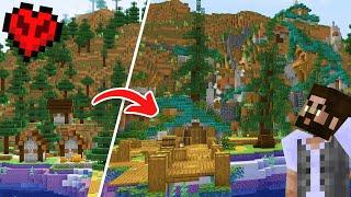 I Transformed a Village in Hardcore Minecraft Lets Play!