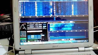 FT 897 Panadapter RX test   YE3CIF