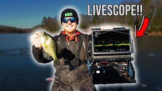 How To Use Garmin LIVESCOPE Ice Fishing (The Ultimate Set-up!)