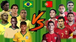 Brazil Legends vs Portugal Legends(Ronaldo-Neymar-Pele-Vinicius)