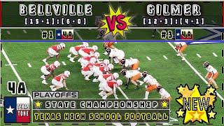 #1 Bellville vs #3 Gilmer Football | [STATE CHAMPIONSHIP | FULL GAME]