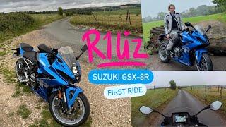 R1Liz - Suzuki GSX-8R First Ride, Rainy Day