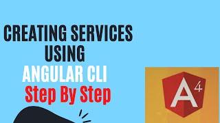 #06 : Creating Services using Angular CLI