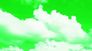 Cloud Green Screen Effect- Royalty Free Cloud Green Screen Video Background- Moving Clouds Animation