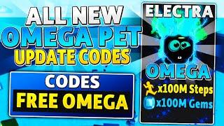 NEW *FREE OMEGA PET UPDATE* CODES in LEGENDS OF SPEED (ROBLOX UPDATE)