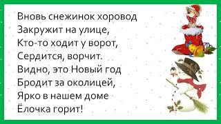 Вновь снежинок хоровод закружит на улице... Песня с текстом (караоке)