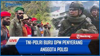  Suara Tembakan Bersahutan, TNI-Polri Buru OPM Penyerang Anggota Polisi