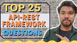 Top 25 API-REST Framework Interview Questions | REST API Questions For Backend Developer | NitMan