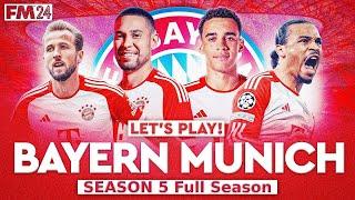 FM24 Lets Play - Bayern Munich - S5 #11 - Season Review - Football Manager 2024