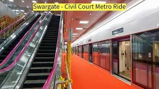 Swargate - Civil Court Newly opened Metro Line Ride | #punemetro #mahametro