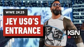 WWE 2K25: Jey Uso Full Entrance (Exclusive) - IGN First