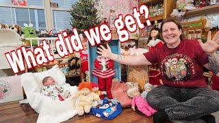 HUGE doll haul from thrifting - What VINTAGE dolls did we get? nlovewithreborns2011