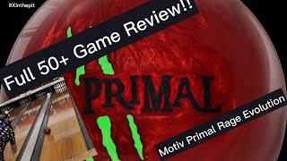 Motiv Primal Rage Evolution! Full 50+ Game Bowling Ball Review!! //4k