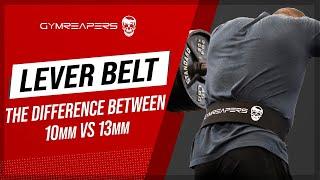 The Difference Between A 10mm and 13mm Lever Belt | Roc Pilon