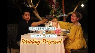 Archie Barone and Liezyl Avinon I Wedding Proposal Video