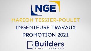 BUILDERS École d'ingénieurs X NGE - Rencontre avec MARION TESSIER-POULET