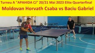 Moldovan Horvath Csaba vs Baciu Gabriel |Elite QF |Apahida 2023