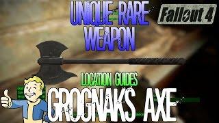 Fallout 4 | Grognak's Axe | Unique Rare Weapon | Location Guide