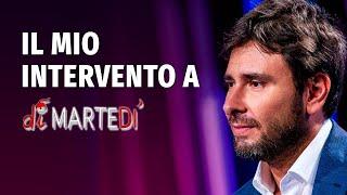 Il mio intervento a DiMartedì sulla finanziaria, le incoerenze del Governo e le elezioni in Liguria