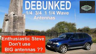 Enthusiastic Steve : Debunked Don't use big antennas