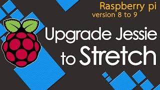 How to upgrade raspbian on raspberry pi version 8 to 9