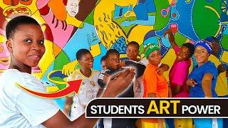 WATCH STUDENTS OF CHIANA SENIOR HIGH SCHOOL CREATE COLORFUL MURAL - ART IN EDUCATION