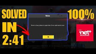 Bgmi error solved  | Error code:restrict-area | Netplus| Bgmi wifi problem solution