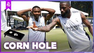 Real Madrid CORNHOLE! | Alaba vs Rüdiger | Summer tour 2022