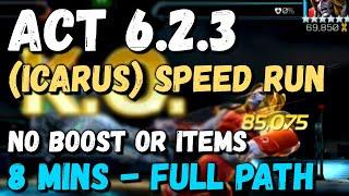 Act 6.2.3 Icarus 8min Itemless Speed Run - Marvel Contest of Champions