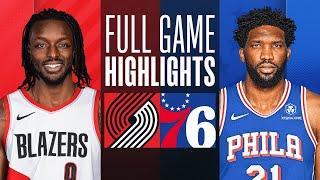 Game Recap: 76ers 126, Trail Blazers 98