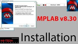 MPLab v8.30_With Hi-Tech_Installation #MPLAB #HI-TECH