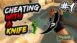 CHEATING in Prime with a real KNIFE! #1