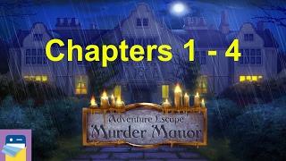 Adventure Escape: Murder Manor: Chapters 1, 2, 3, 4 Walkthrough Guide (by Haiku Games)