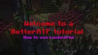 BetterRTP permissions with Luckperms