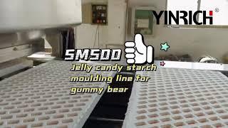 Jelly candy starch molding line for gummy bear  | YINRICH confectionery equipment