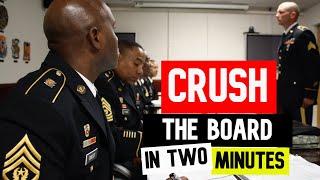 CRUSH EVERY ARMY BOARD (PROMOTION, COMPETITION, SAMC)