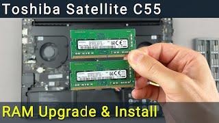 Toshiba Satellite C55 RAM Upgrade & Install: Step-by-Step DIY Guide