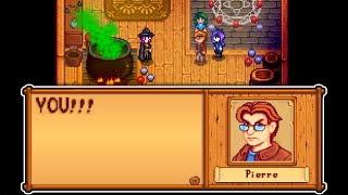 When Pierre Finds Out The Wizard Is Abigail's Father in Stardew Valley Expansion Mod