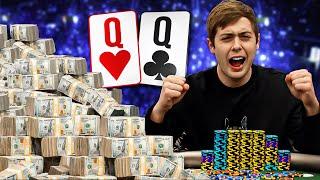 Chip Leader At A $700,000 Poker Tournament!