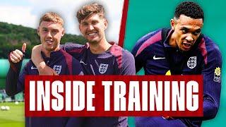 Trent’s Technique  Mainoo's Curler, CLINICAL Palmer & Stones' WORLDIE | Inside Training | England