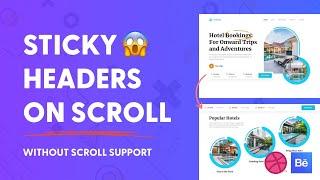 Sticky Header Animations in Figma! (Without scroll support)