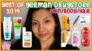 BEST GERMAN DRUGSTORE SKIN/BODY/HAIR CARE of 2019 Yearly Favorites: dm & Rossmann + Apotheke | GRWM