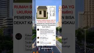 Rumah Subsidi 18m2 Terjangkau Untuk Gen Z! #shorts #viralvideo #fyp #rumahmurah #kpr #prabowo