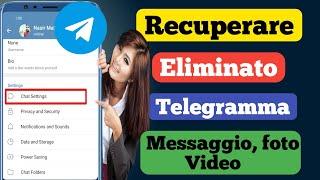 Come recuperare foto e video dei messaggi di Telegram cancellati ||Recupera Telegram chats