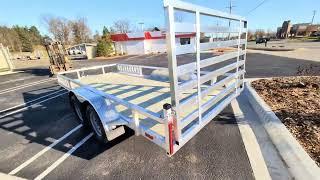 Silver Ox 7x16 Tandem Axle Aluminum Utility Trailer - AAA Trailer