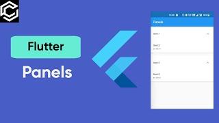 Creating an expansion panel using flutter.