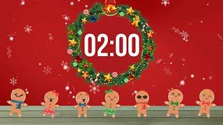 2 Minute Christmas Countdown   Jingle Bells Music & Santa's Festive Magic 