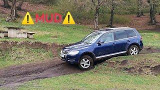 Touareg on ️General Grabber AT3️ Tyres vs. Mud (off-road fuel consumption )