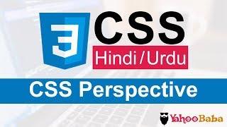 CSS Perspective Tutorial in Hindi / Urdu